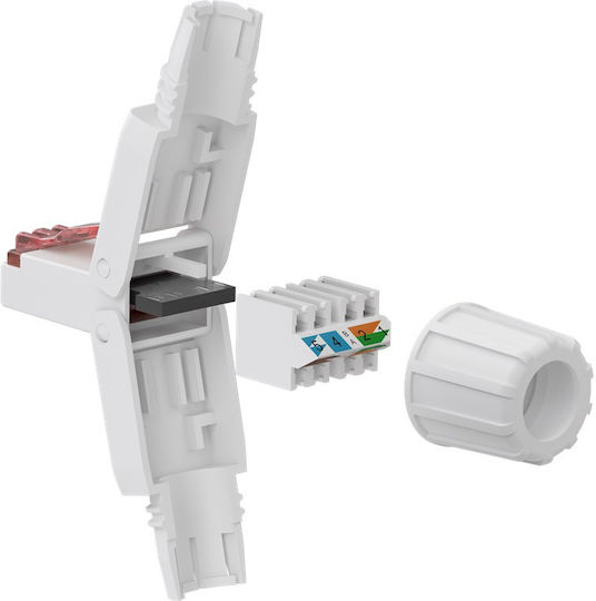 Goobay Βύσμα RJ-45 male Λευκό 65942
