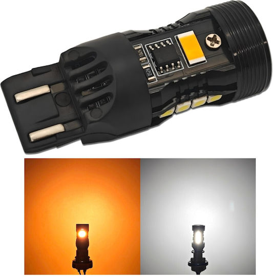 Lampen Auto W21/5W LED 5500K Kaltes Weiß 12V 1Stück