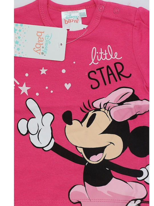 Disney Kinderhemd Langarm Fuchsie