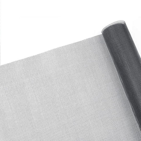 Grasher American Type Mosquito Net Door Fixed Fiberglass Gray 300 cm x 120 cm