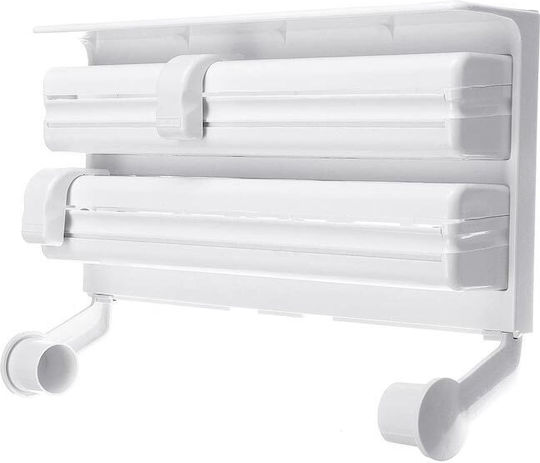Confortime Wall Mounted Plastic Roll Dispenser White 38x8x19cm AT1077293 Confortime Wall Mounted Plastic Roll Dispenser White 38x8x19cm AT1077293