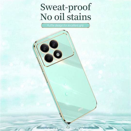 Xinli Straight Back Cover Silicone White (Xiaomi Poco F6 Pro 5G)