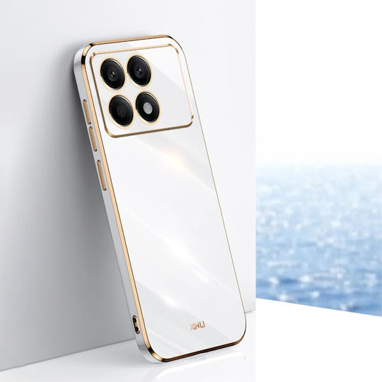 Xinli Straight Back Cover Silicone White (Xiaomi Poco F6 Pro 5G)