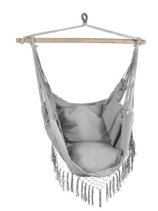 Gardlov Hängematte Einzeln Stoff Gray 130x97cm