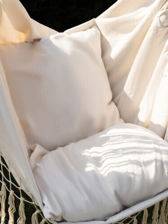 Gardlov Single Hammock Beige 130x97cm