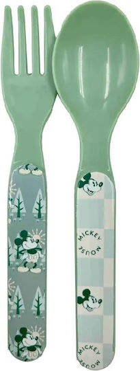 Gim Mickey Mouse Πλαστικό Παιδικό Δοχείο Φαγητού Mickey Πολύχρωμο 17.5 x 12.5 x 6εκ.