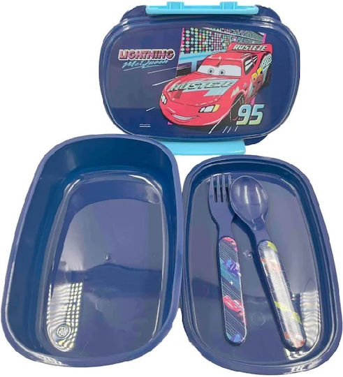 Gim Cars Plastik Kinder Lebensmittelbehälter Disney Autos Mehrfarbig 17.5 x 12.5 x 6cm