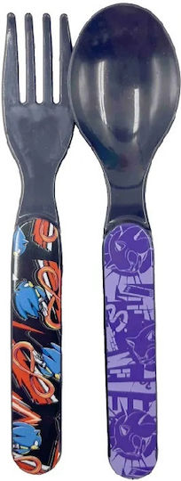 Gim Sonic Prime Plastik Kinder Lebensmittelbehälter Sonic Schwarz 17.5 x 12.5 x 6cm