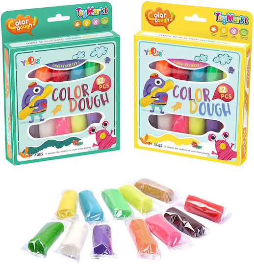 ToyMarkt Πλαστελίνες σε Κουτί για 3+ Ετών, 12τμχ (Διάφορα Σχέδια) 1τμχ