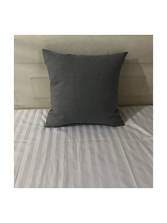 Decorative Pillow Case Victory Line Dark grey - Anthracite 472 35x35cm.