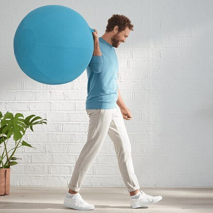 Leitz Ergo Cosy Μπάλα Pilates σε Μπλε Χρώμα