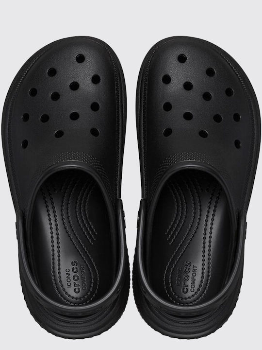 Crocs Stomp Σαμπό Μαύρα