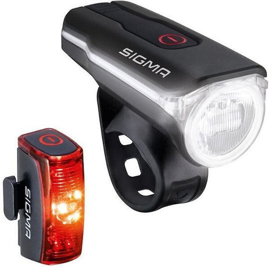 Sigma Sport AK6S4016224177608 Επαναφορτιζόμενο Σετ Φώτα Ποδηλάτου
