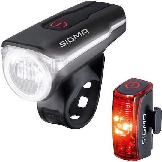 Sigma Sport AK6S4016224177608 Επαναφορτιζόμενο Σετ Φώτα Ποδηλάτου