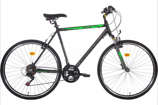 Orient Pulse 28" 2021 Черен Велосипед Трекинг с 21 Скорости