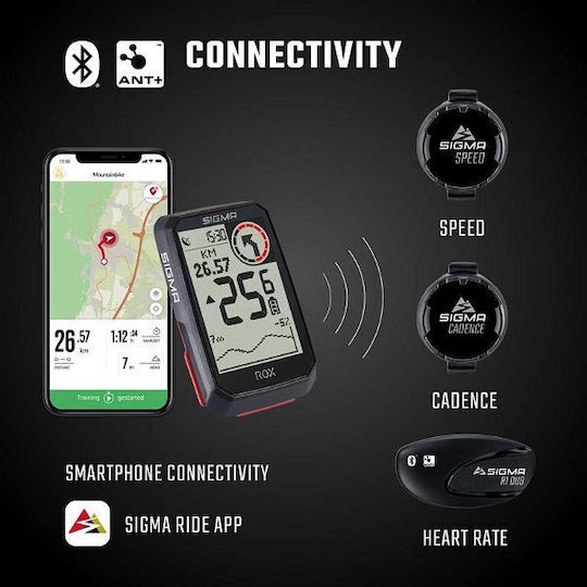 Sigma Sport Rox 4.0 Sensor Set Ασύρματο GPS Ποδηλάτου