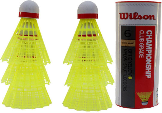 Wilson Badminton Shuttlecocks 6pcs