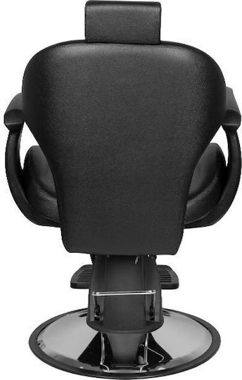 Barber Equipment Καρέκλα Barbier Schwarz mit verstellbarer Höhe