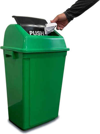 Green City International Plastic Waste Bin 100lt Red