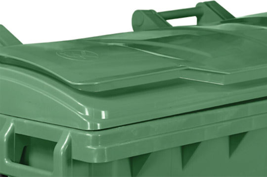 Green City International Plastic Waste Bin 1100lt Green