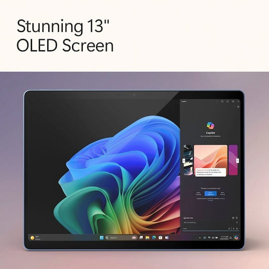 Microsoft Surface Pro Copilot+ PC (11th Edition) 13Inches Tablet (16GB/512GB/Snapdragon X Elite/Windows 11 Home) Sapphire