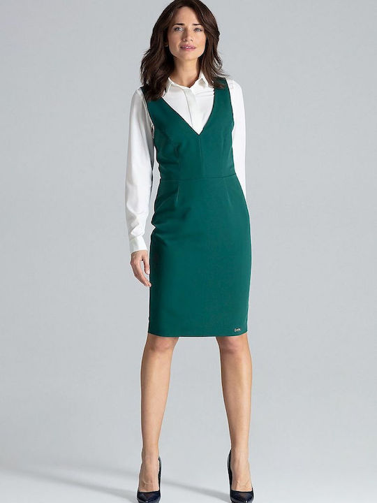 Lenitif Midi Dress Green