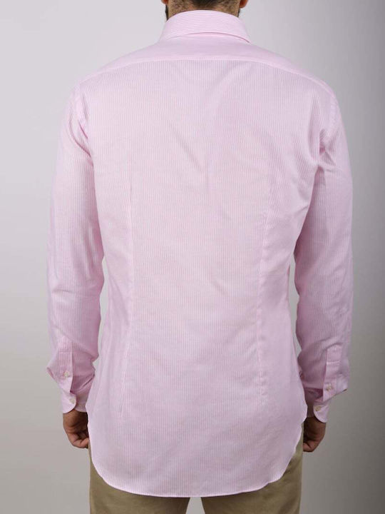 Xacus Men's Shirt Long Sleeve Pink