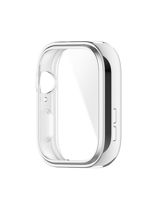 Silicone Case in Silver color for Xiaomi Redmi Watch 3 Lite / Watch 3 Active