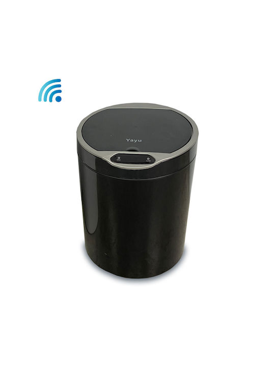 Green City International Plastic Waste Bin with Sensor Black 12lt