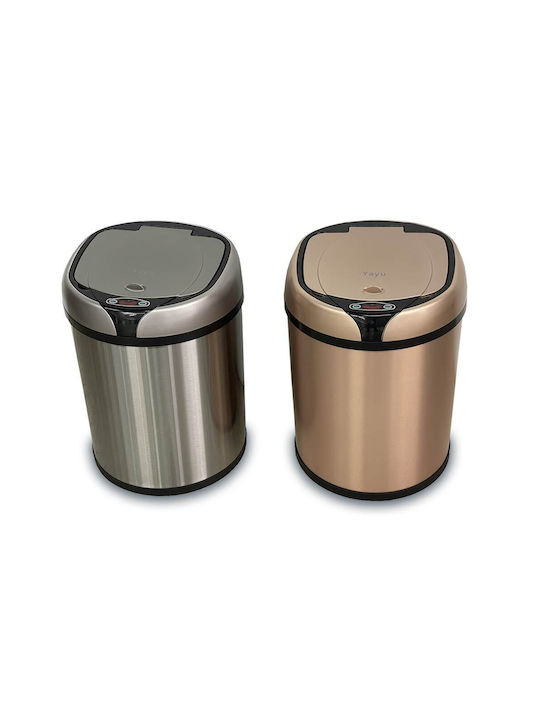 Green City International Waste Bin Waste made of Stainless Steel with Photocell 8lt 1pcs