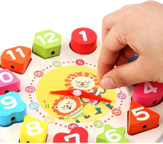 Montessori Joc Educațional de Învățare a Orei din Lemn pentru 3+ ani Ani