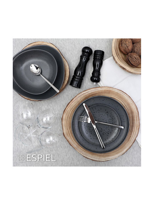 Espiel Manual Set Spice Mills made of Ceramic in Black Color 16cm 4pcs