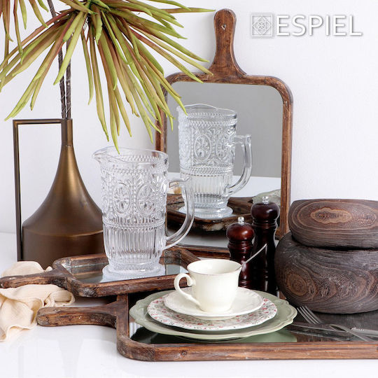 Espiel Manual Set Spice Mills made of Wood in Copper Color 13cm 1pcs