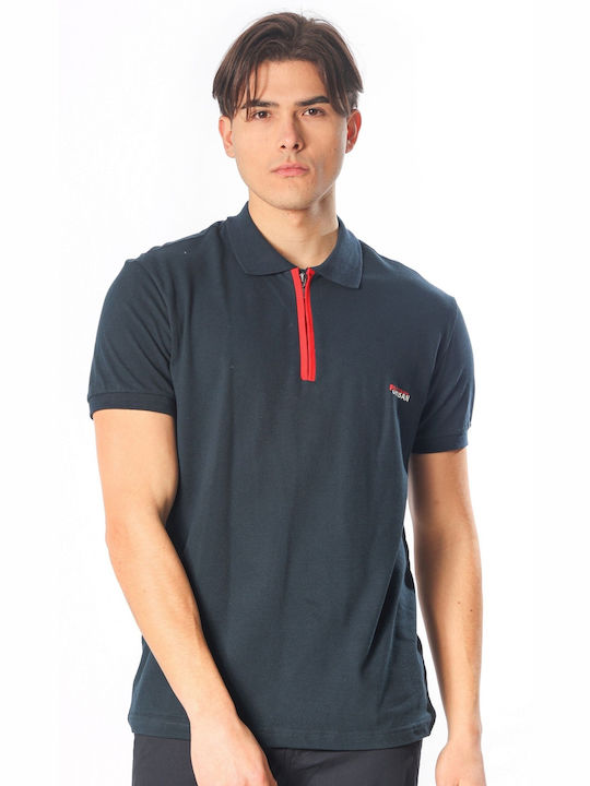 Paco & Co Men's Blouse Polo Navy Blue