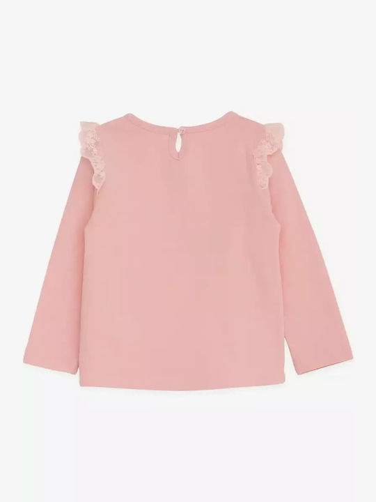 Trendy Shop Kids Blouse Long Sleeve Pink