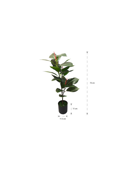 Künstliche Pflanze im Topf Grün 70cm Home & Camp