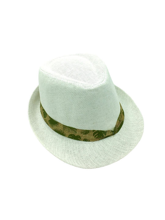 LiebeQueen Frauen Korbweide Hut Weiß