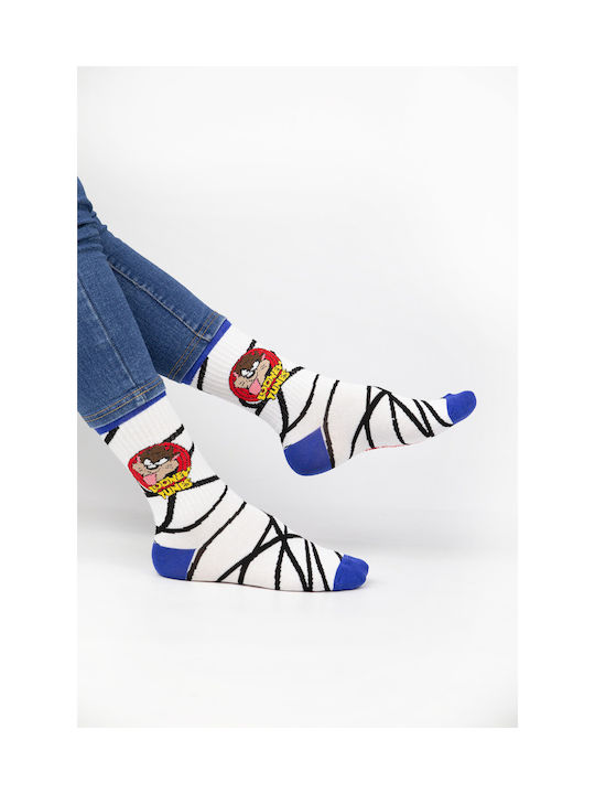 Warner Bros Looney Tunes Femei Șosete Multicolor 4Pachet