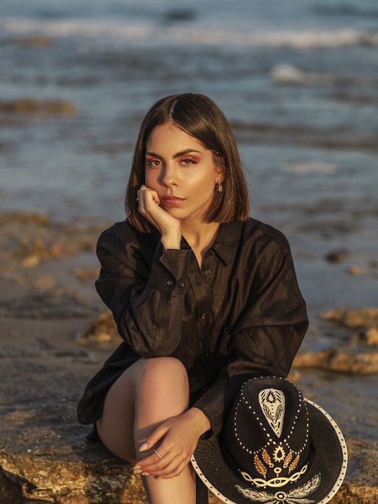 LiebeQueen Καπέλο Черно