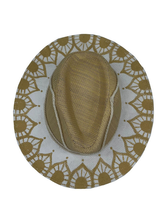 LiebeQueen Wicker Women's Hat Beige