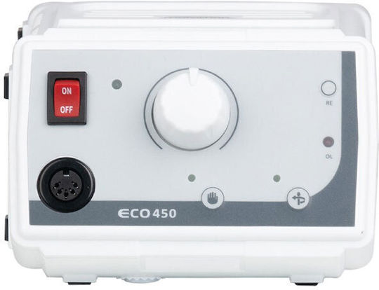 Marathon Eco 450 Τροχός Νυχιών Ρεύματος 60W Κόκκινος 40000 Στροφών με Πεντάλ