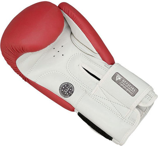 RDX Boxing Gloves Leather for Match Red
