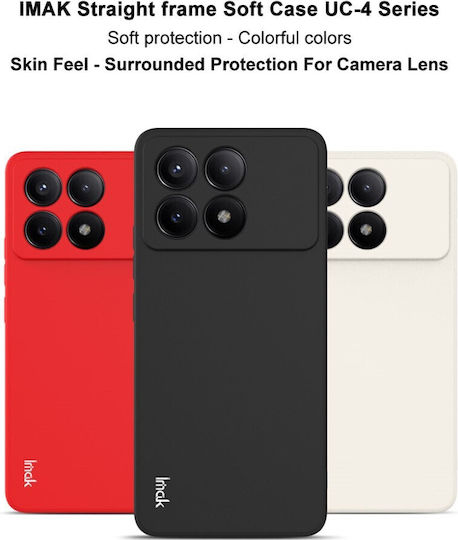 Imak Uc-4 Series Back Cover Silicon Alb (Xiaomi Poco F6 Pro 5G)