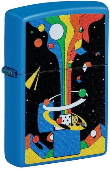 Zippo Lighter Flame Windproof Cosmic Retro Design