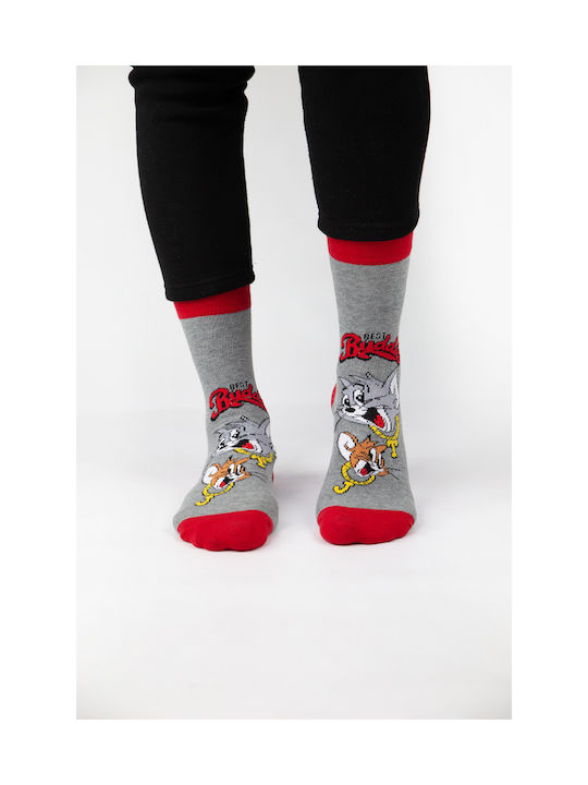 Warner Bros Tom & Jerry Femei Șosete Multicolor 3Pachet