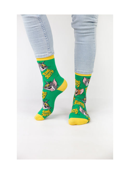 Warner Bros Tom & Jerry Femei Șosete Multicolor 3Pachet