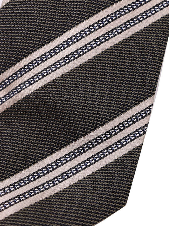 Emporio Armani Men's Tie Silk Printed in Gray Color