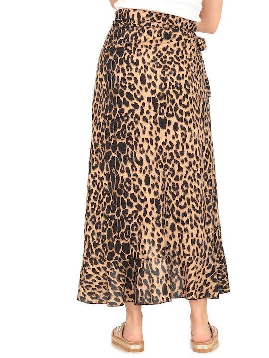 Silia D Maxi Skirt Leopard