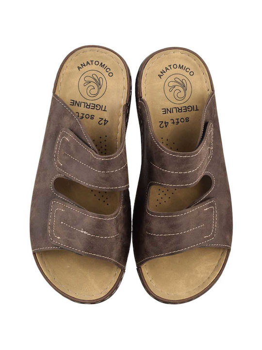 Yfantidis Men's Sandals Brown