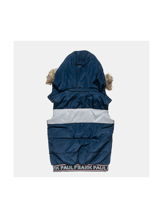 Alouette Kids Casual Jacket Sleeveless with Hood Navy Blue